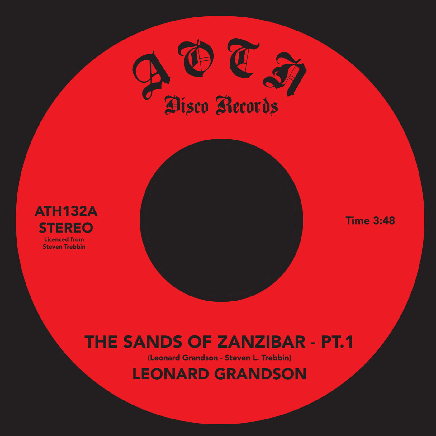 Leonard Grandson - The Sands of Zanzibar (7")