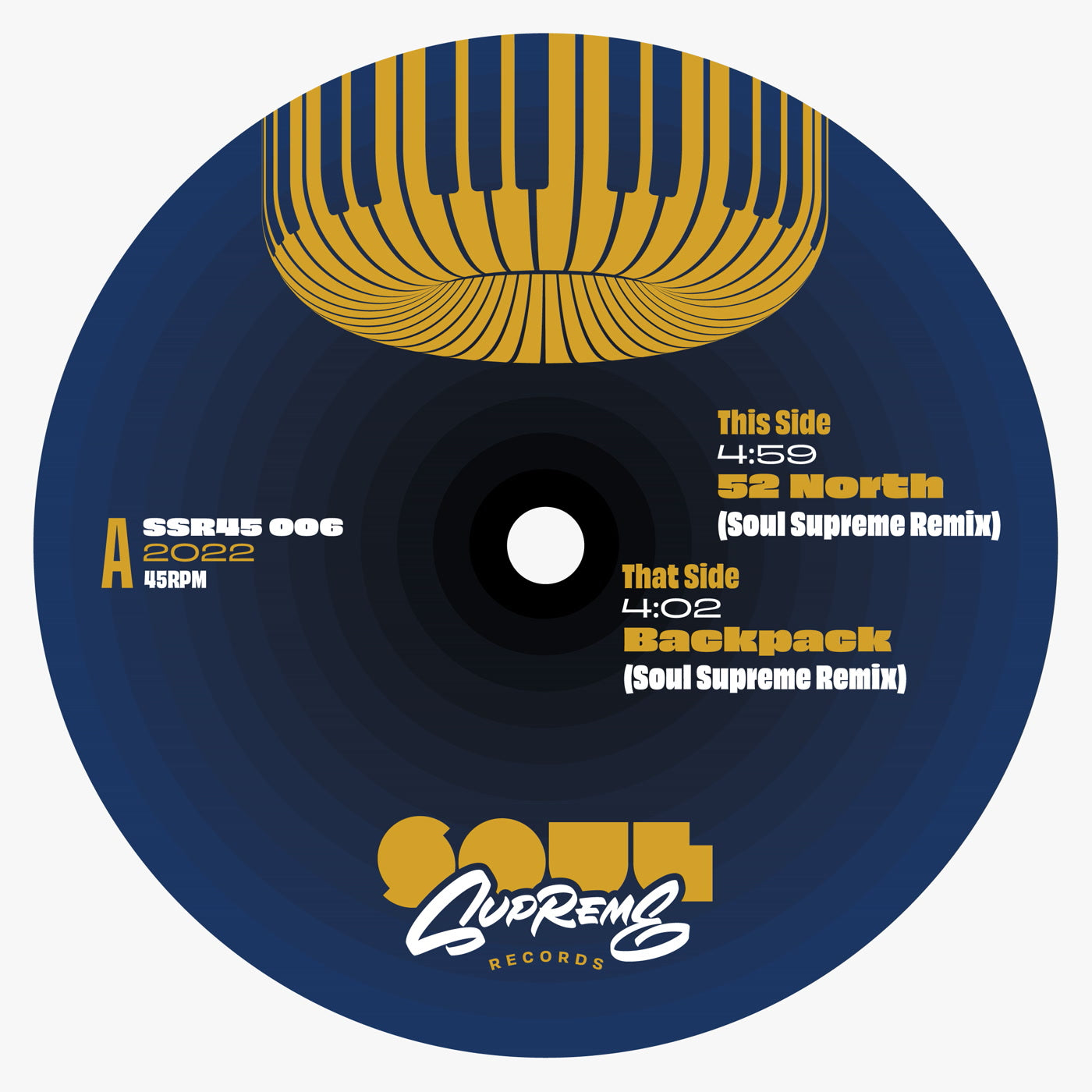 Gallowstreet, Soul Supreme, Shamis & Rebiere - 52 North (Soul Supreme Remix) / Backpack (Soul Supreme Remix) (7")