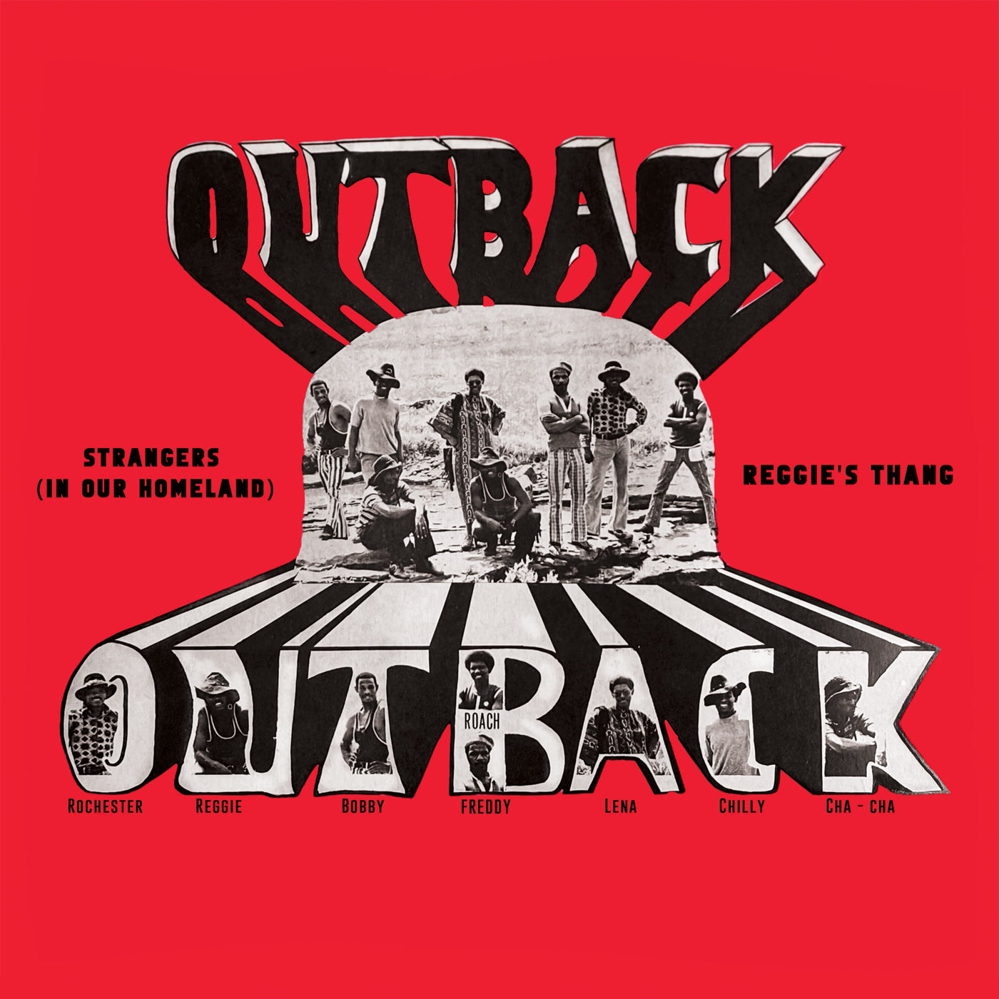 Outback - Strangers (In Our Homeland) / Reggie's Thang (7")