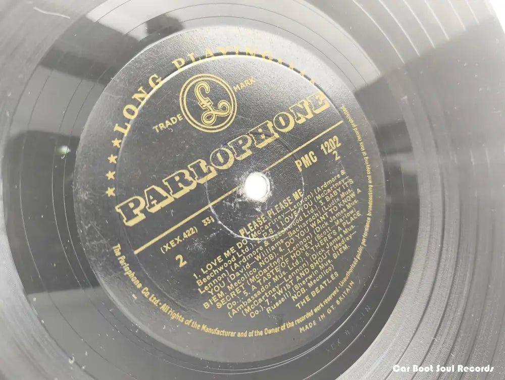 The Beatles - Please Please Me (LP Album Mono Gol) UK 1963 VG LP