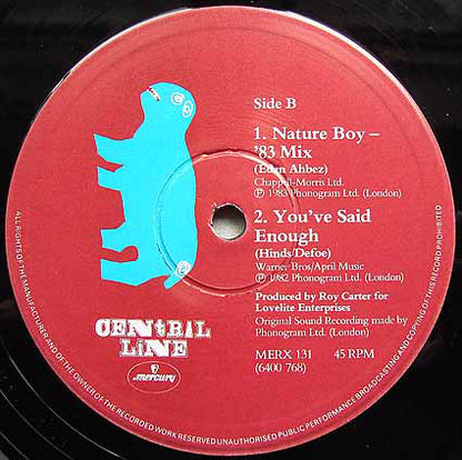 Central Line : Nature Boy (12", Single)