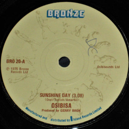 Osibisa : Sunshine Day (7", Single, Sol)