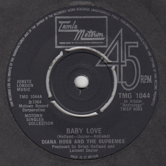 The Supremes : Baby Love / Stop! In The Name Of Love (7", Single)