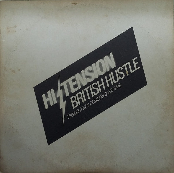 Hi-Tension : British Hustle (12", Single, Whi)