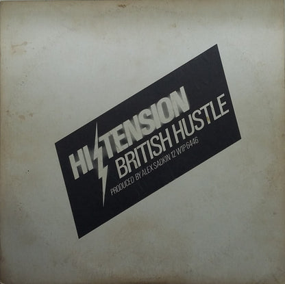 Hi-Tension : British Hustle (12", Single, Whi)
