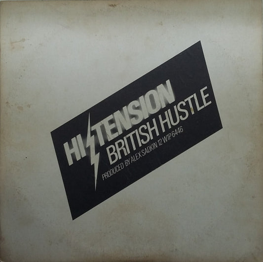 Hi-Tension : British Hustle (12", Single, Whi)