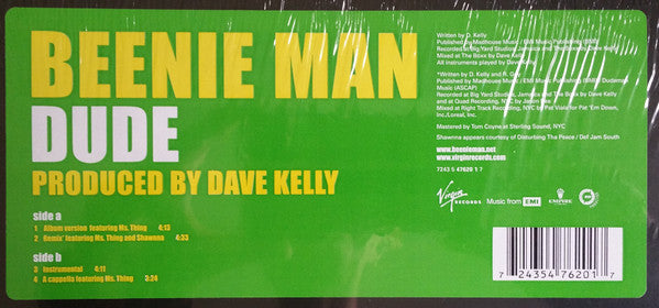 Beenie Man : Dude (12")