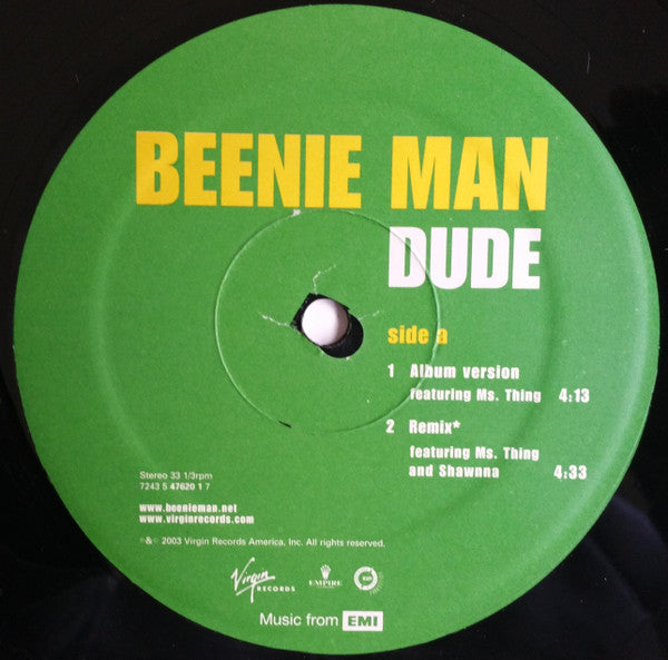 Beenie Man : Dude (12")