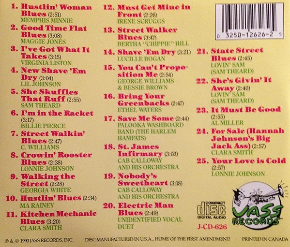 Various : Street Walkin’ Blues (CD, Comp)