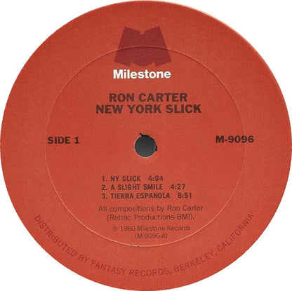 Ron Carter : New York Slick (LP, Album, San)