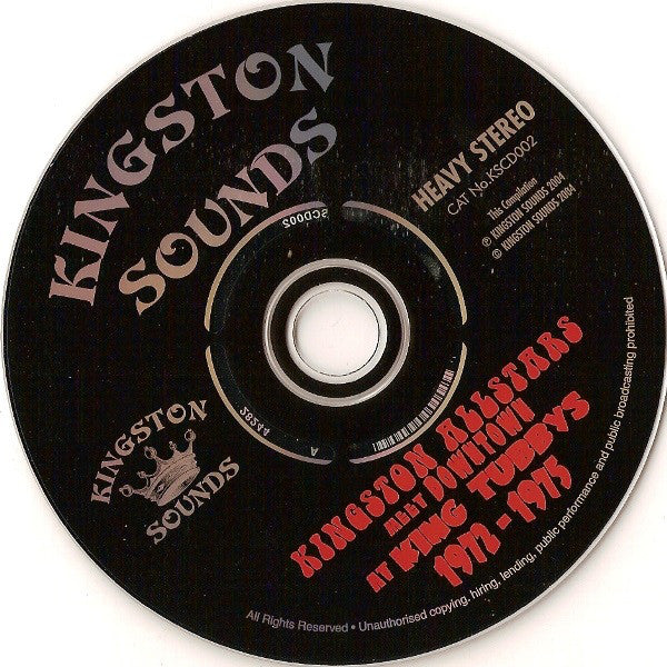 Various : Kingston Allstars Meet Downtown At King Tubbys 1972-1975 (CD, Album, Comp)
