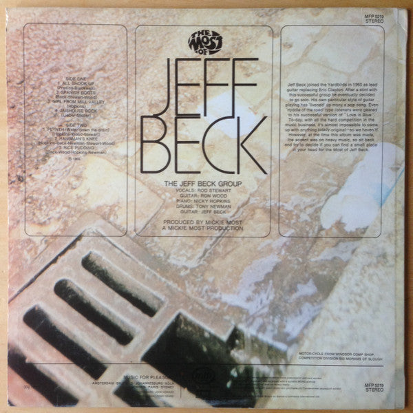 Jeff Beck : The Most Of Jeff Beck (LP, Album, RE)