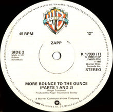 Zapp : Dance Floor / More Bounce To The Ounce (12", Single)