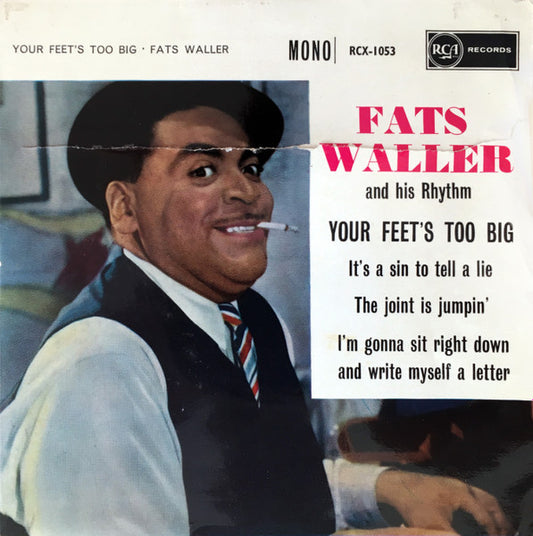 Fats Waller & His Rhythm : Your Feet's Too Big (7", EP, RE)