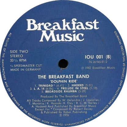 The Breakfast Band : Dolphin Ride (LP, Album, Ltd)