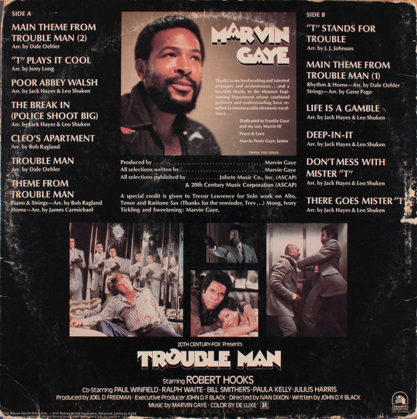Marvin Gaye : Trouble Man (LP, Album, Roc)
