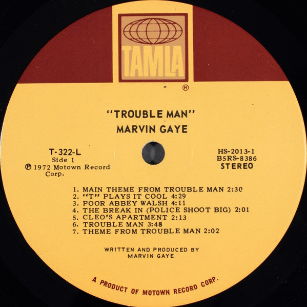 Marvin Gaye : Trouble Man (LP, Album, Roc)