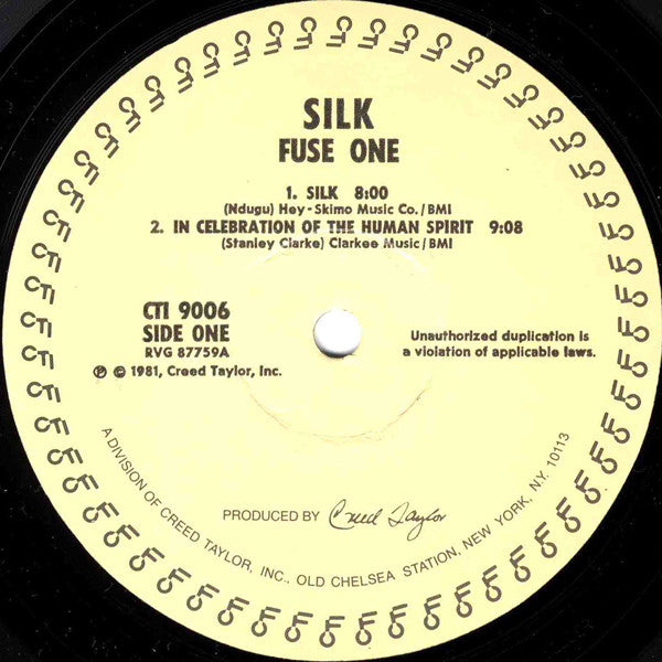 Fuse One : Silk (LP, Album, Gat)