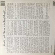 Harold Land : Harold In The Land Of Jazz (LP, Album, RE)