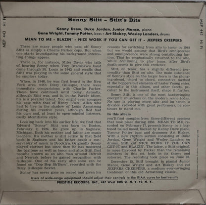 Sonny Stitt : Stitt's Bits (7", EP)