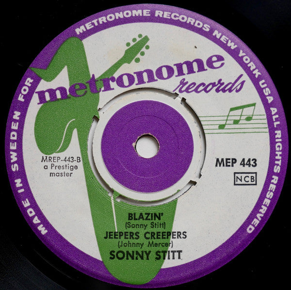 Sonny Stitt : Stitt's Bits (7", EP)
