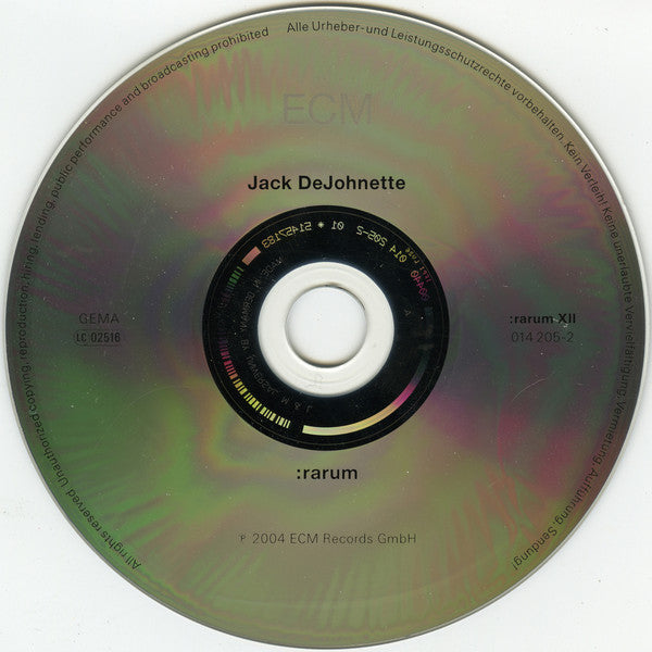 Jack DeJohnette : Selected Recordings (CD, Comp, RM)