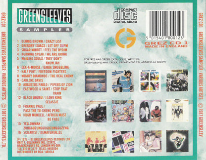 Various : Greensleeves Sampler (CD, Smplr)