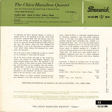 The Chico Hamilton Quintet : Sweet Smell Of Success Vol. 1 (7", EP)