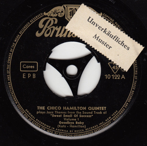 The Chico Hamilton Quintet : Sweet Smell Of Success Vol. 1 (7", EP)