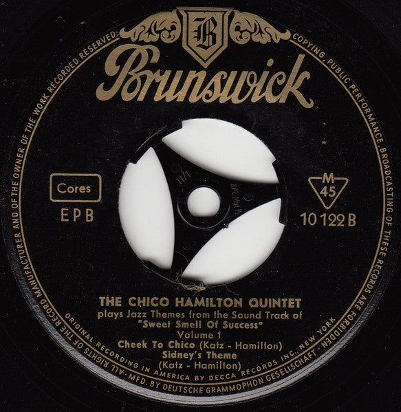 The Chico Hamilton Quintet : Sweet Smell Of Success Vol. 1 (7", EP)