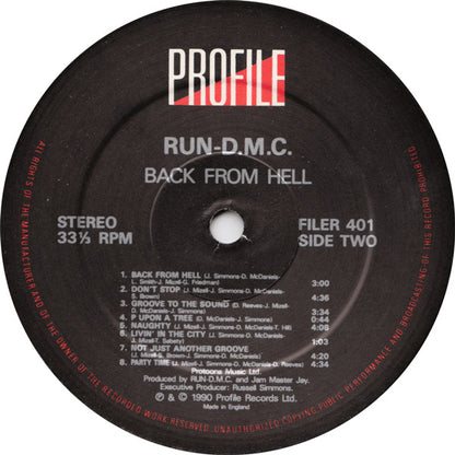 Run-DMC : Back From Hell (LP, Album)