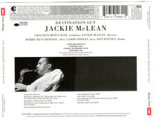 Jackie McLean : Destination Out (CD, Album, Copy Prot., RE, RM)
