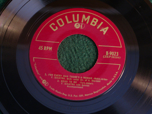 Frank Sinatra : A Fellow Needs A Girl (7", EP)