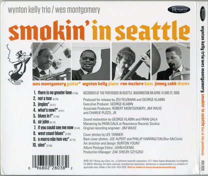 Wynton Kelly Trio, Wes Montgomery : Smokin' In Seattle Live At The Penthouse  (CD, Album, Dig)