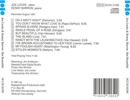 Joe Locke & Kenny Barron : But Beautiful (CD, Album)