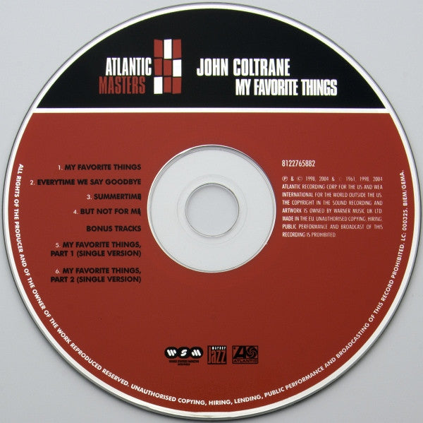 John Coltrane : My Favorite Things (CD, Album, RE, RM, Dig)