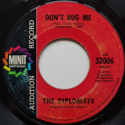 The Diplomats (2) : Honest To Goodness (7", Single, Promo, Styrene)
