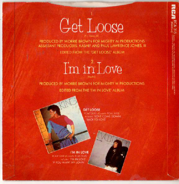 Evelyn King : Get Loose (7", Single)