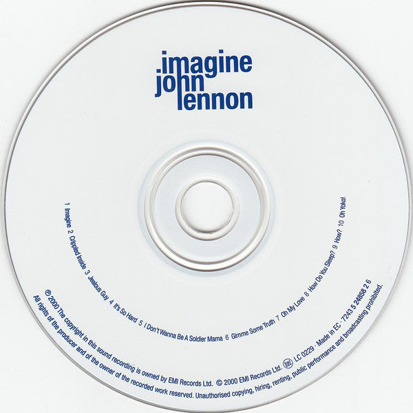 John Lennon : Imagine (CD, Album, RE, RM)