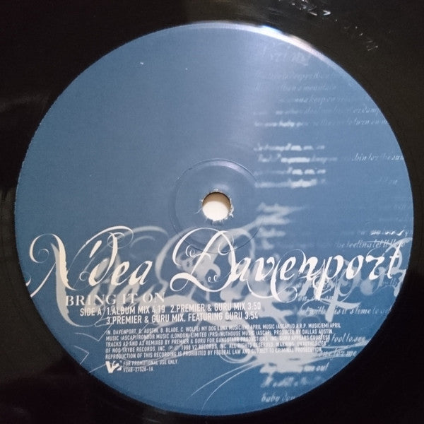 N'Dea Davenport : Bring It On (12", Promo)