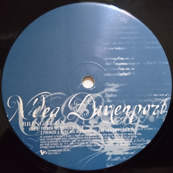 N'Dea Davenport : Bring It On (12", Promo)