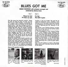 Sarah Vaughan : Blues Got Me (7", EP)