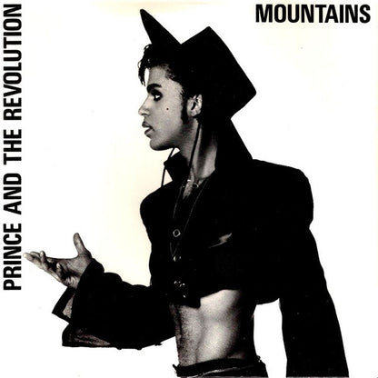 Prince And The Revolution : Mountains (7", Single, Blu)