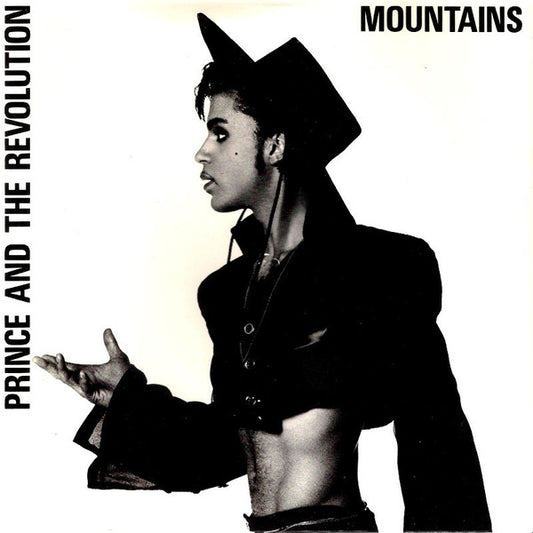 Prince And The Revolution : Mountains (7", Single, Blu)