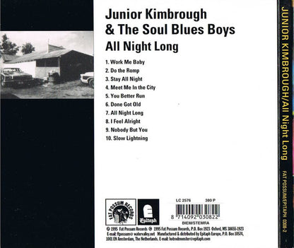 Junior Kimbrough & The Soul Blues Boys* : All Night Long (CD, Album, RE, Dig)