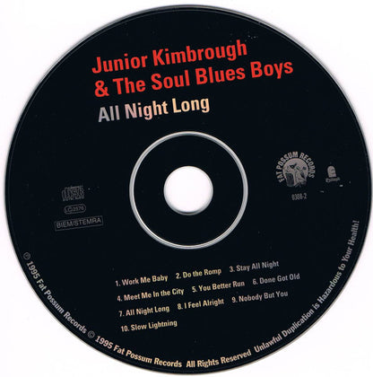 Junior Kimbrough & The Soul Blues Boys* : All Night Long (CD, Album, RE, Dig)