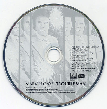 Marvin Gaye : Trouble Man (Motion Picture Soundtrack) (CD, Album, RM, RP, EDC)