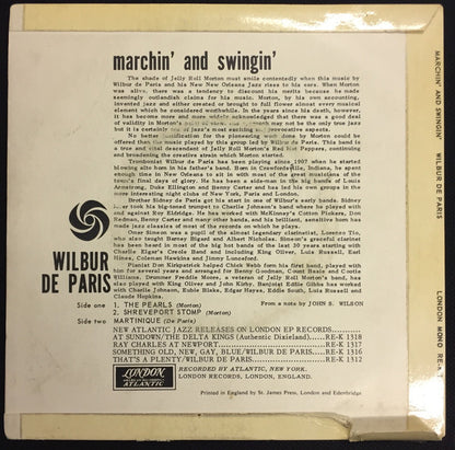 Wilbur De Paris And His New New Orleans Jazz : Marchin' & Swingin' (7", EP, Mono, 4-p)