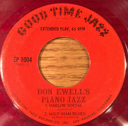 Don Ewell : Don Ewell's Piano Jazz (7", EP, Red)