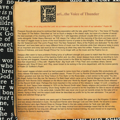 Prince Far I : Psalms For I (CD, Album, RE, Sli)